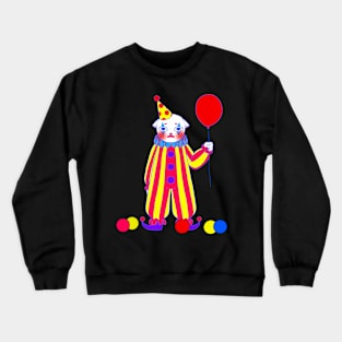 Blue cat clown Crewneck Sweatshirt